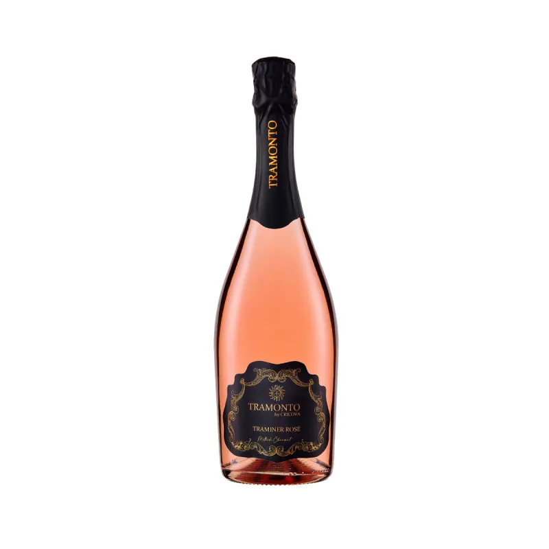 VIN SPUMANT TRAMONTO TRAMINER ROSE DS CRICOVA 0.75L SGR