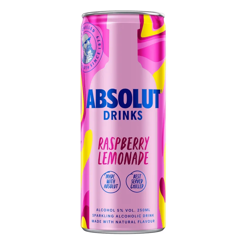 VODKA ABSOLUT CU AR.FR.PASIUNI&VAN.5%  0.25L SGR