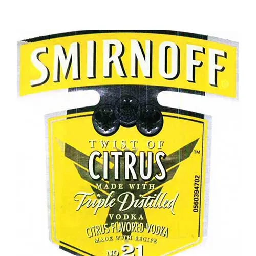 VODKA SMIRNOFF CITRUS 700ML