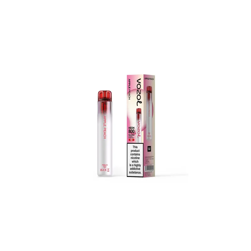 VOZOL 800 APPLE PEACH NEON