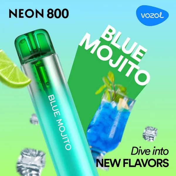 VOZOL 800 BLUE MOJITO NEON