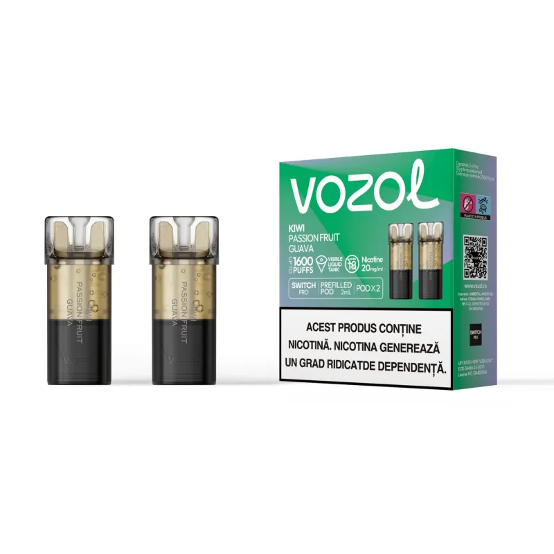 VOZOL SWITCH PRO KIT KIWI PASSION FRUIT GUAVA