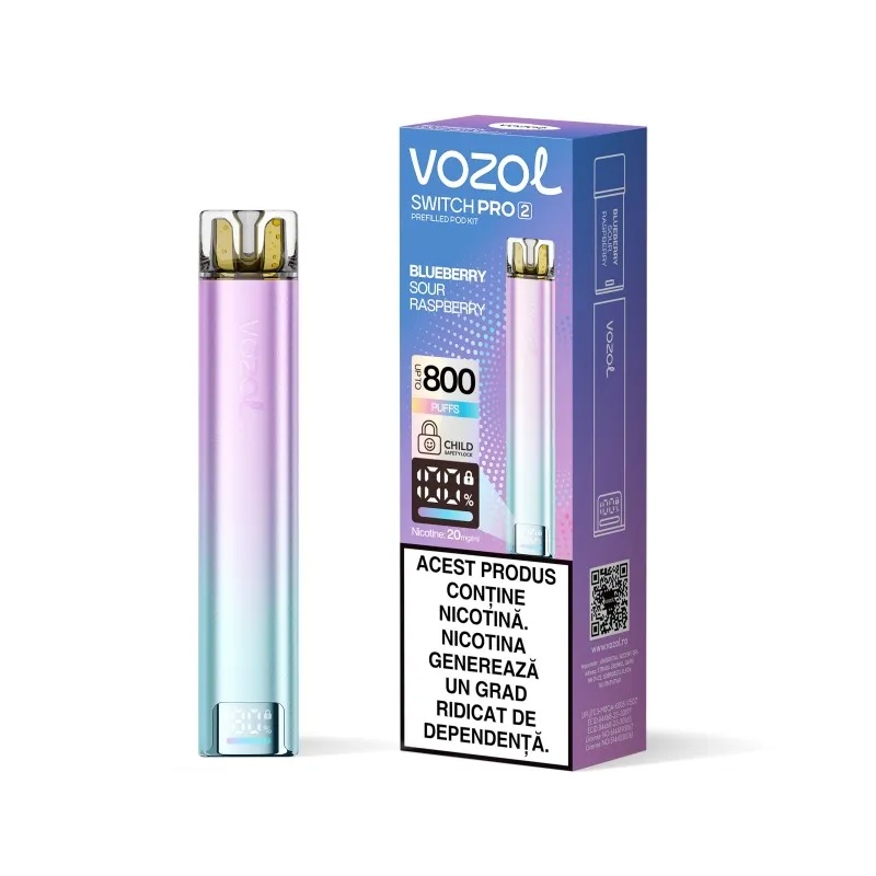 VOZOL SWITCH PRO KIT BLUEBERRY SOUR RASPBERRY