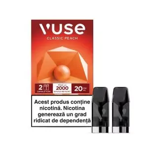 VUSE 1POD CAPSULE PEACH 20MG/ML