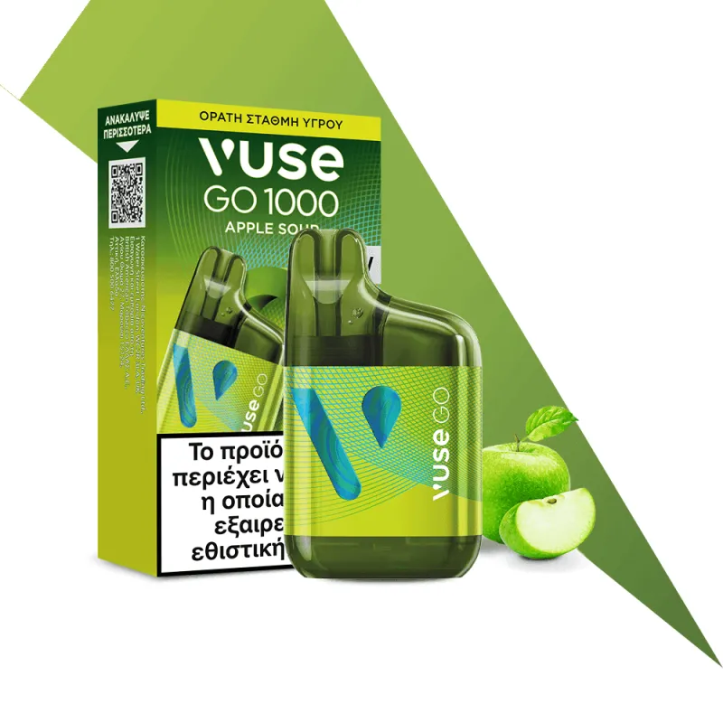 VUSE GO 1000 BOX APPLE SOUR 20MG/ML