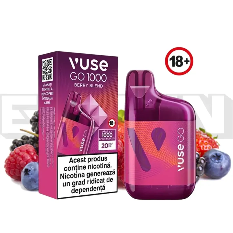 VUSE GO 1000 BOX BERRY BLEND 20MG/ML
