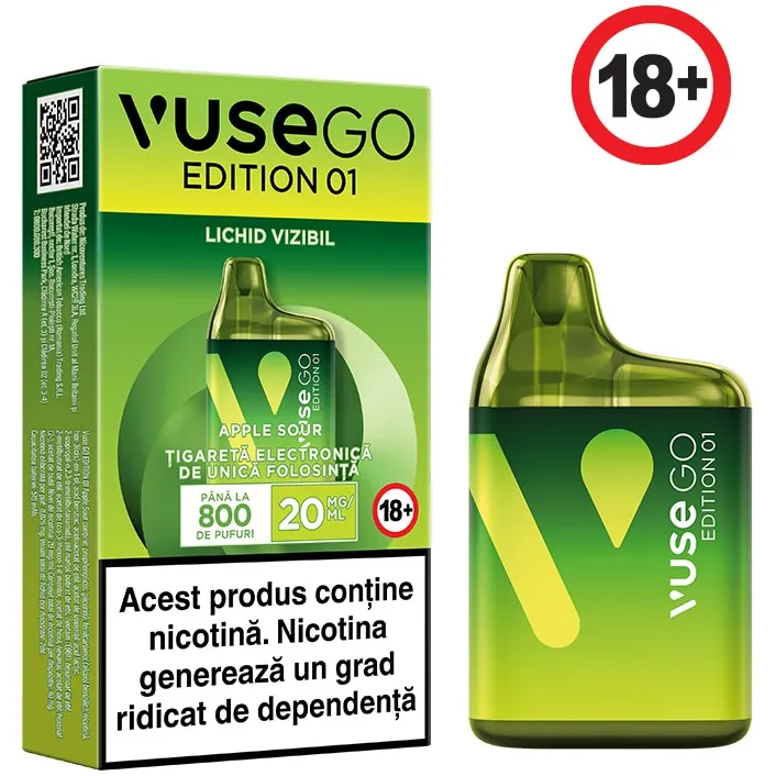 VUSE GO BOX 800 APPLE SOUR 20 MG/M