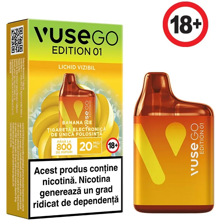 VUSE GO BOX 800 BANANA ICE 20MG/ML