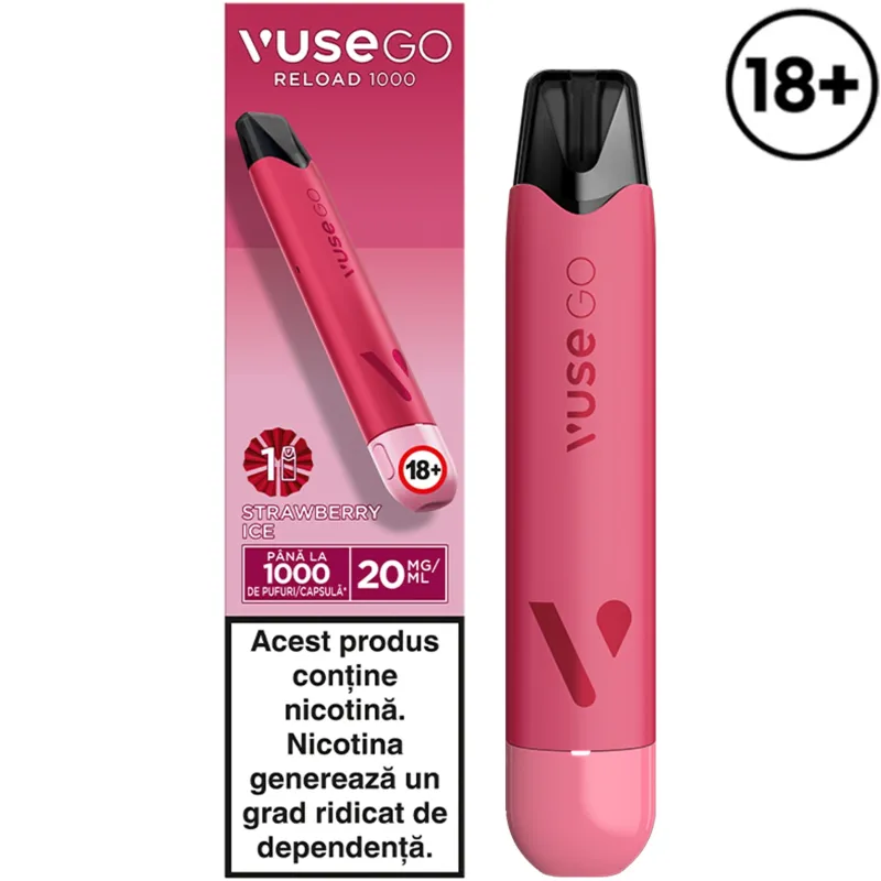 VUSE GO RELOAD 1000 PEN STRAWBERRY ICE 20MG/ML