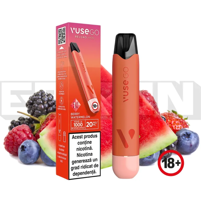 VUSE GO RELOAD 1000 PEN BERRY WATERMELON 20MG/ML
