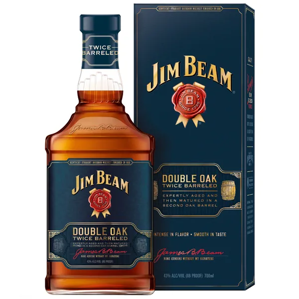 WHISKY JIM BEAM DOUBLE OAK 0.7