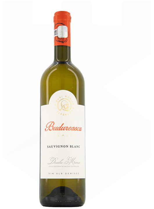 VIN BUDUREASCA PREMIUM SAUV BLANC 0.75L SGR