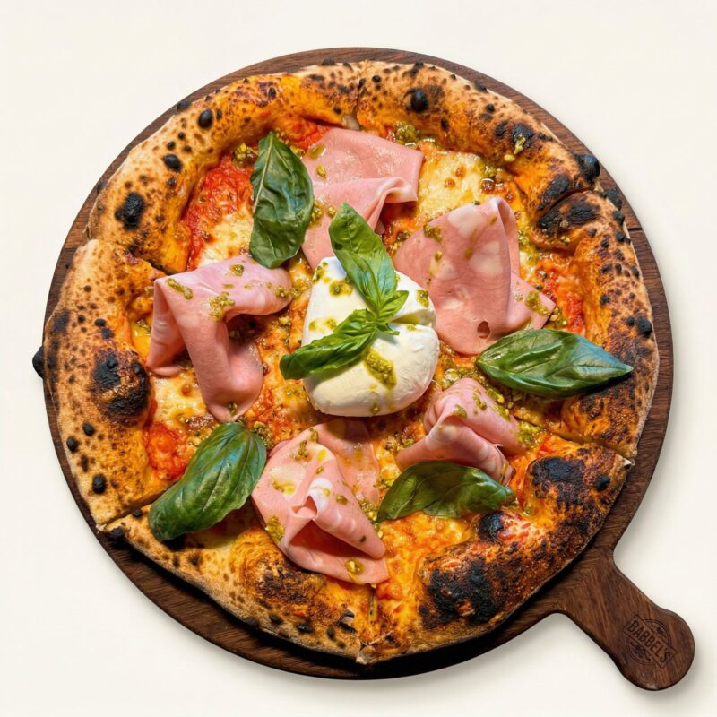 PIZZA MORTADELLA E BUFALA
