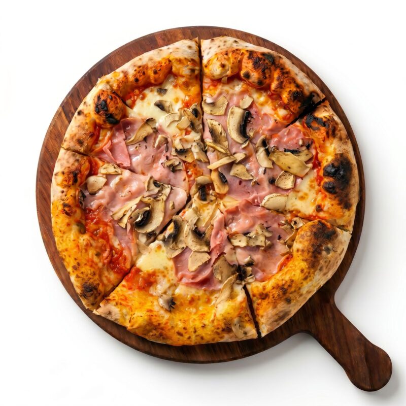 PIZZA PROSCIUTTO E FUNGHI