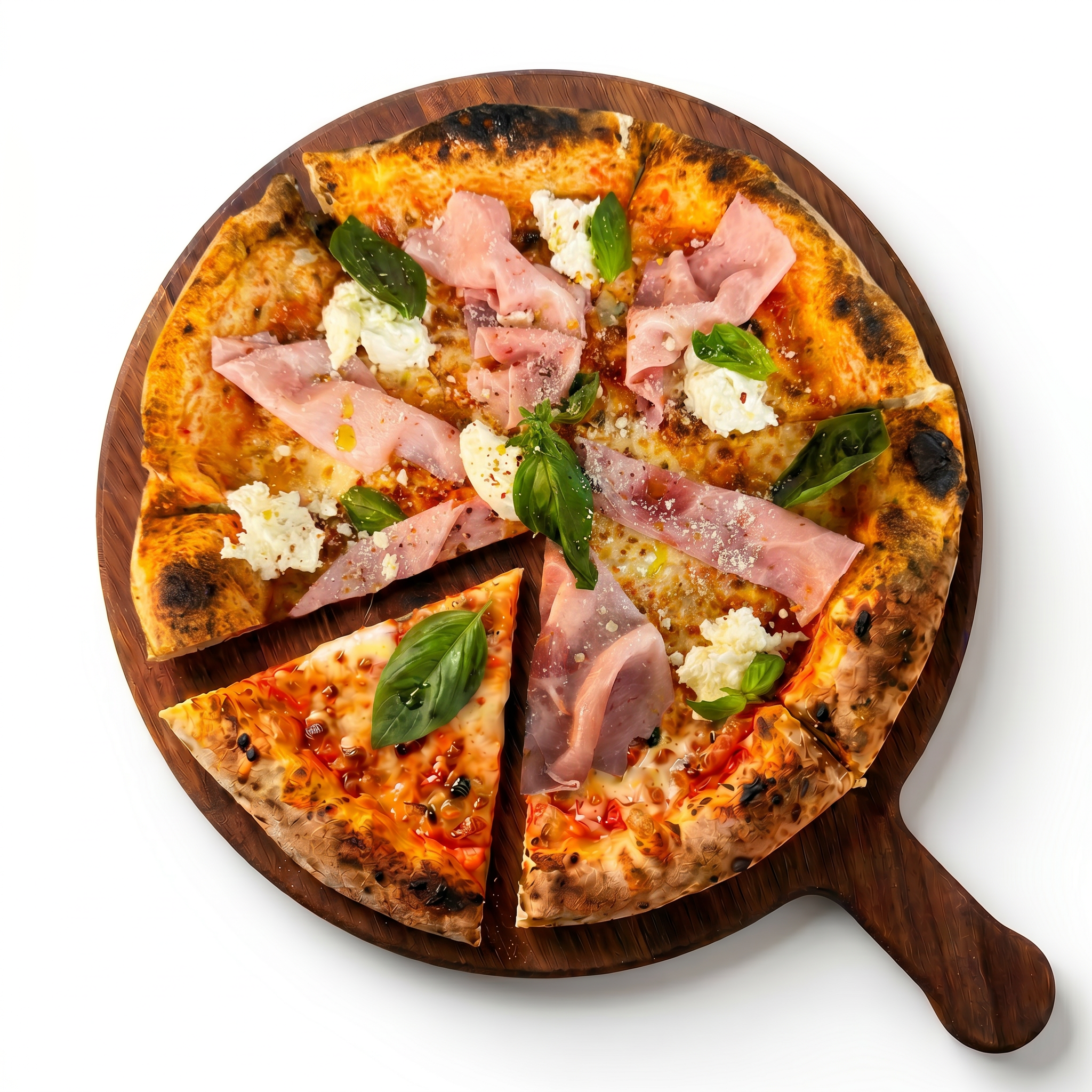 PIZZA PROSCIUTTO COTTO BUFALA