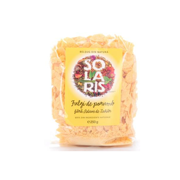 FULGI DE PORUMB FARA AD ZAHAR SOLARIS 250G