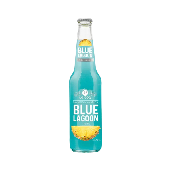 COCKTAIL BLUE LAGON CU GUST DE ANANAS LECOQ 0.33L SGR