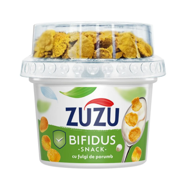 IAURT BIFIDUS NATUR-FULGI PORUMB ZUZU 168G