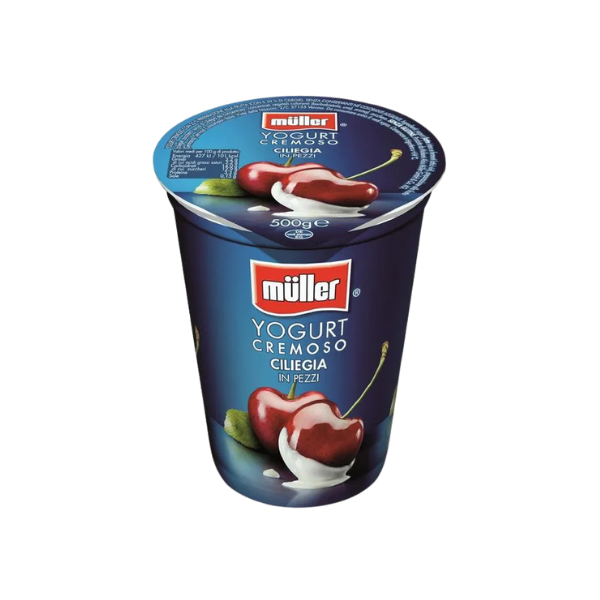 IAURT CU CIRESE CREMOS  MULLER 500G
