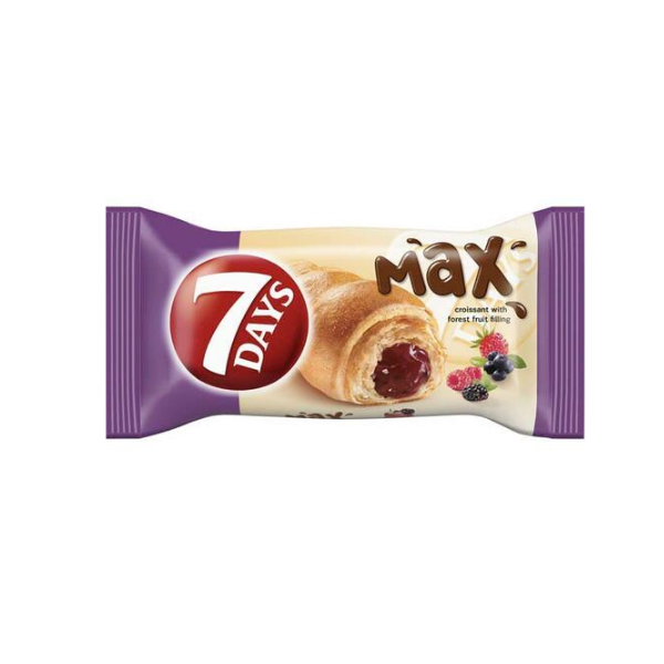 7DAYS CROISSANT MAX FRUCTE PADURE 80G