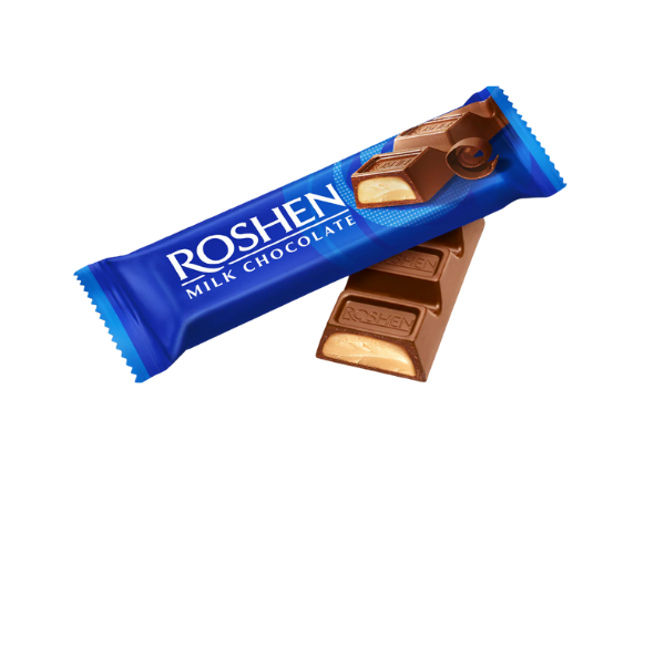 BATON DE CIOCOLATA ROSHEN CU  UMPL. DE CR. BRULEE 30G