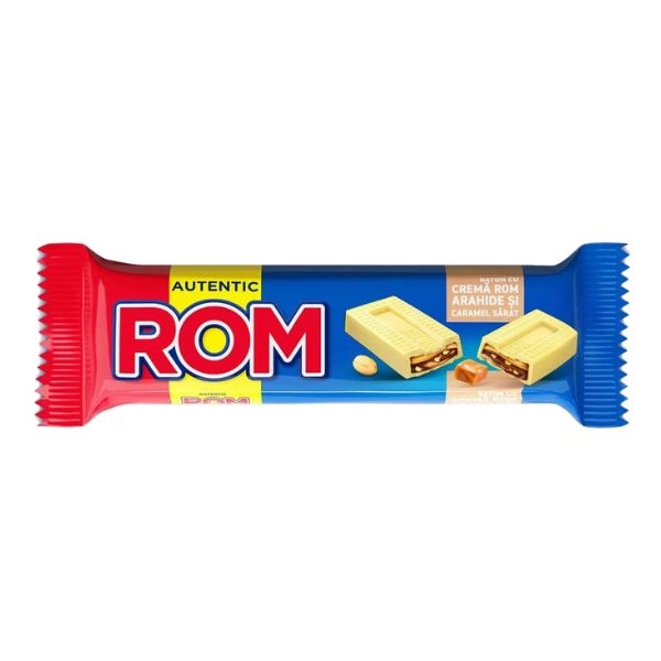 BATON ROM CIOCO ALBA ARAHIDE CU CR CARAMEL 44G