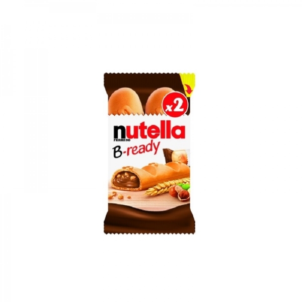 BISCUITI B READY CU CR ALUNE DE PADURE SI CACAO NUTELLA 44G