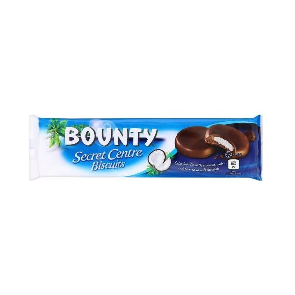 BISCUITI BOUNTY SECRET CU UMPL NUCA DE COCOS 132G