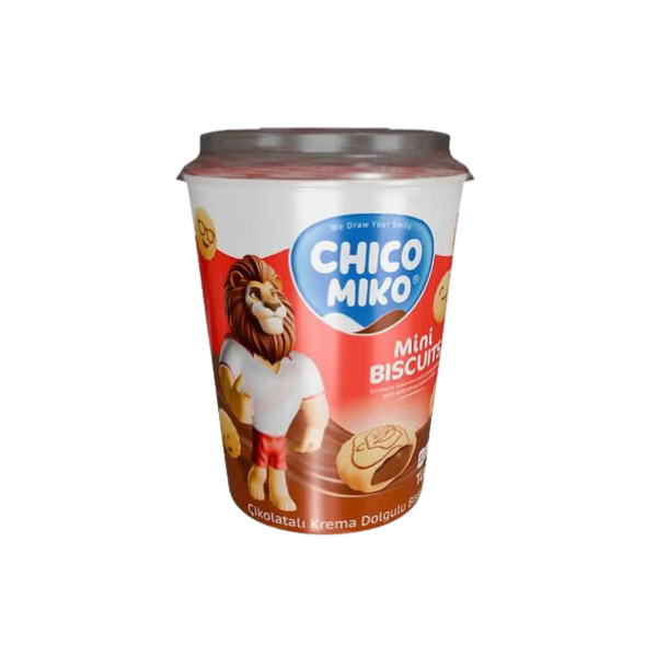 BISCUITI CHICO MIKO PAHAR UMPL. CIOCOLATA 125G
