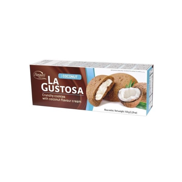 BISCUITI CU CR. COCOS LA GUSTOSA 150G