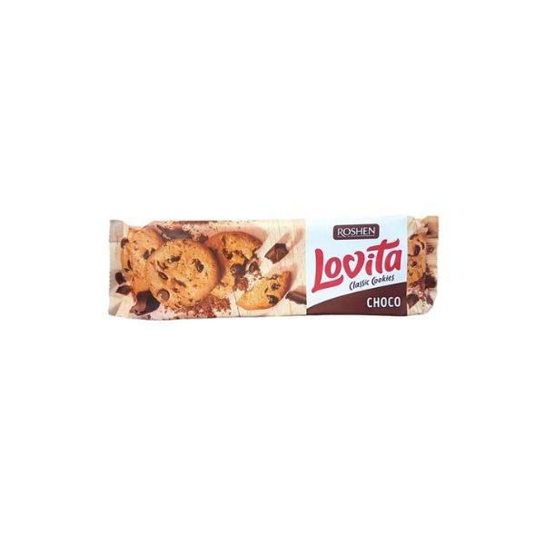 BISCUITI GLAZ CACAO LOVITA 150G