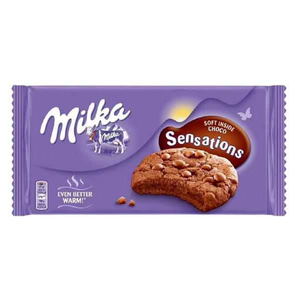 BISCUITI MILKA COOKIE SENSATIONS CU CIOCOLATA 156G