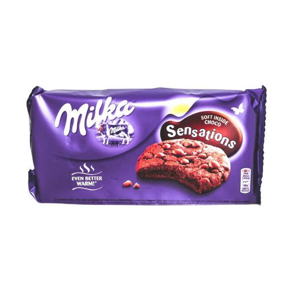BISCUITI MILKA SENSATION CU CIOCOLATA 156G