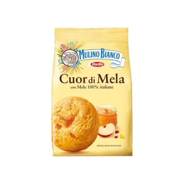 BISCUITI MULINO BIANCO CUOR DI MELA CU GEM DE MERE 250 GR