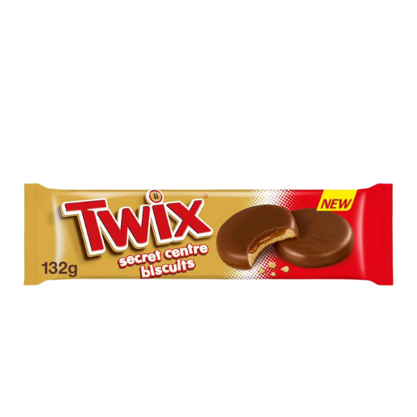 BISCUITI TWIX SECRET CENTRE 132G