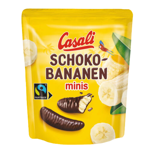 BATOANE CASALI DIN CIOCOLATA  CU    INTERIOR SPUMOS DE BANANE 110G