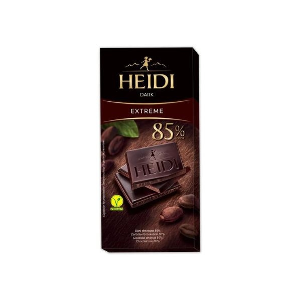 CIOCOLATA HEIDI DARK EXTREM 85%  80G