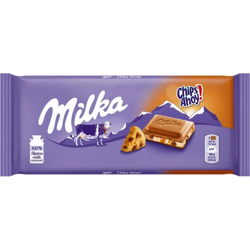 CIOCOLATA MILKA CHIPS AHOY 100G