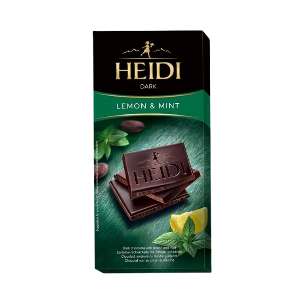 CIOCOLATA HEIDI DARK MINT LEMON 80G