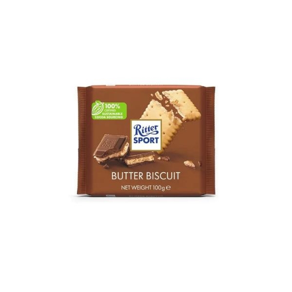 CIOCOLATA RITTER CU BISCUITI IN CIOCOLATA 100 GR
