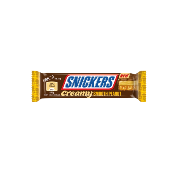 CIOCOLATA SNICKERS CU CR.CREAMY SMOOTH PEANUT 75G