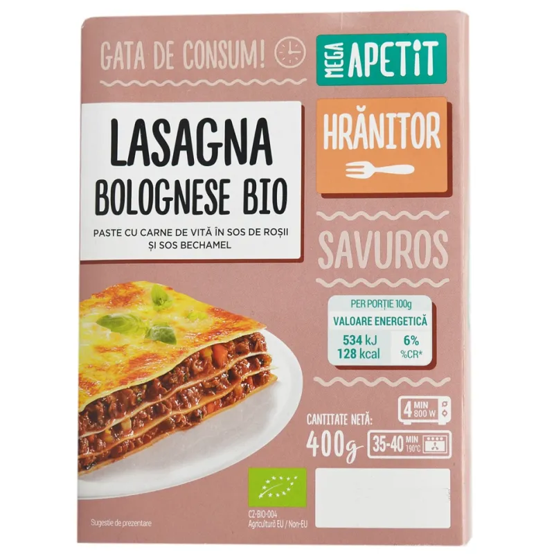 LASAGNA BOLOGNESE 400G EDENIA