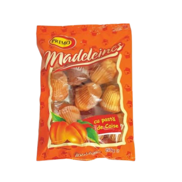 MADELEINES CU PASTE DE CAISE PRIMO 250GR