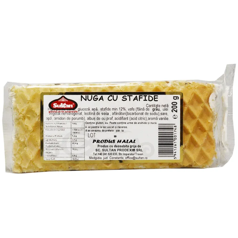 NUGA CU STAFIDE SULTAN 80G