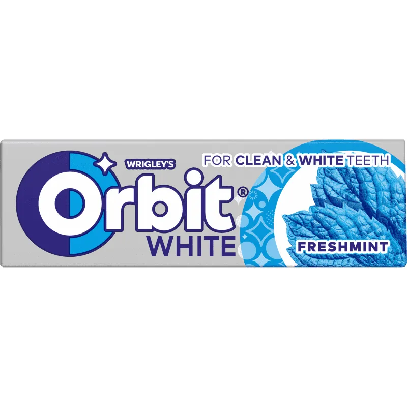 ORBIT WHITE FRESH MINT 14G