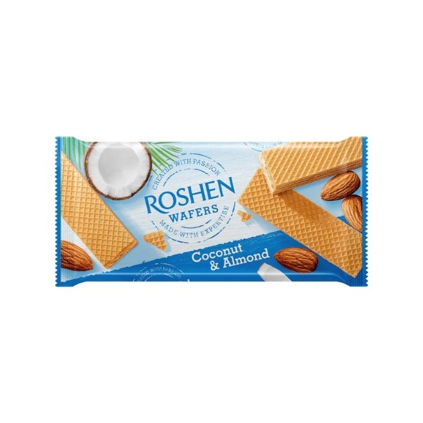 NAPOLITANE CU UMPL COCONUT SI ALMOND ROSHEN 216G