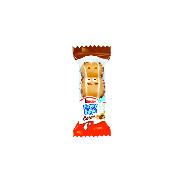 NAPOLITANE CU UMPL.DE LAPTE SI CACAO KINDER HAPPY HIPPO 20G
