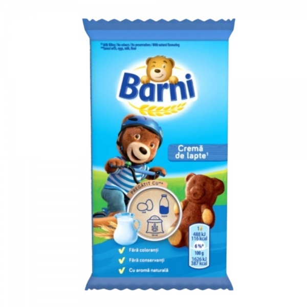 PRAJITURA CU CR. LAPTE BARNI 30GR