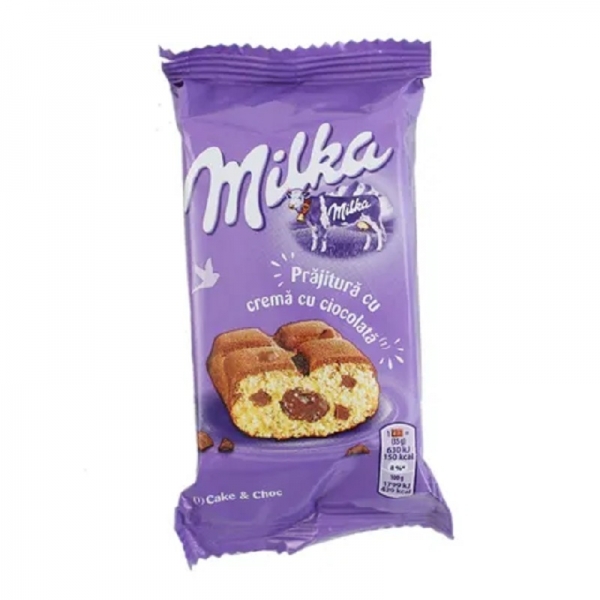 PRAJITURA MILKA CU BUC.CIOCO.SI CR CIOCO CAKE&CHOC 35G