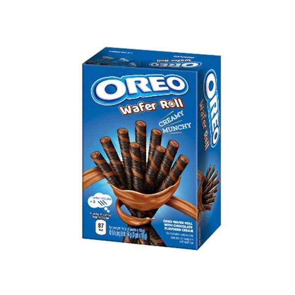 WAFER ROLL OREO NAPOLITANA DE CACAO CU UMPL. CU AR. DE CIOC 54G